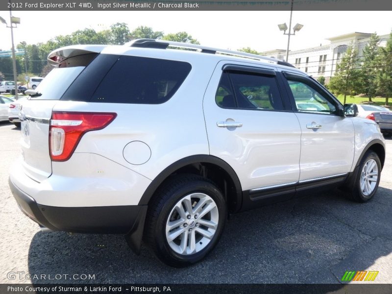 Ingot Silver Metallic / Charcoal Black 2012 Ford Explorer XLT 4WD