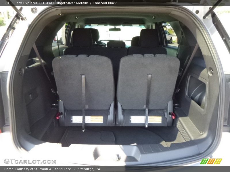 Ingot Silver Metallic / Charcoal Black 2012 Ford Explorer XLT 4WD