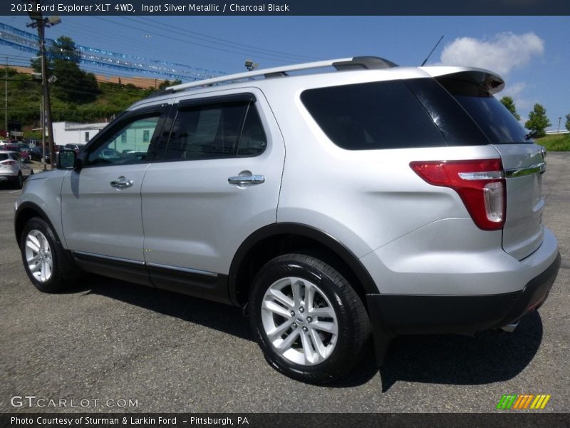 Ingot Silver Metallic / Charcoal Black 2012 Ford Explorer XLT 4WD