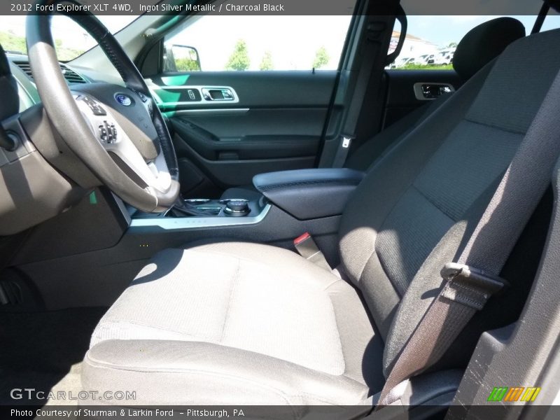 Ingot Silver Metallic / Charcoal Black 2012 Ford Explorer XLT 4WD