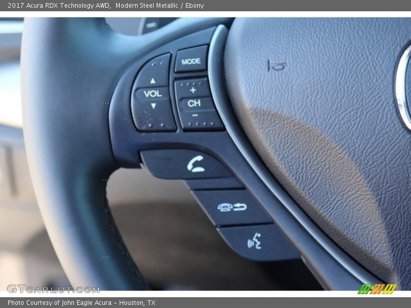 Modern Steel Metallic / Ebony 2017 Acura RDX Technology AWD