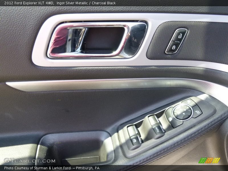 Ingot Silver Metallic / Charcoal Black 2012 Ford Explorer XLT 4WD