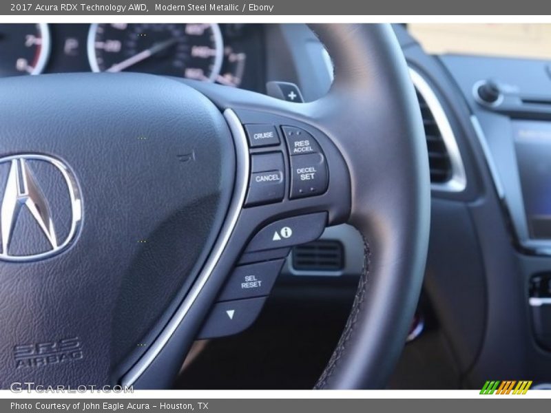 Modern Steel Metallic / Ebony 2017 Acura RDX Technology AWD