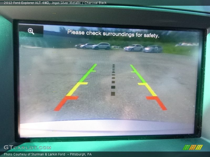 Ingot Silver Metallic / Charcoal Black 2012 Ford Explorer XLT 4WD