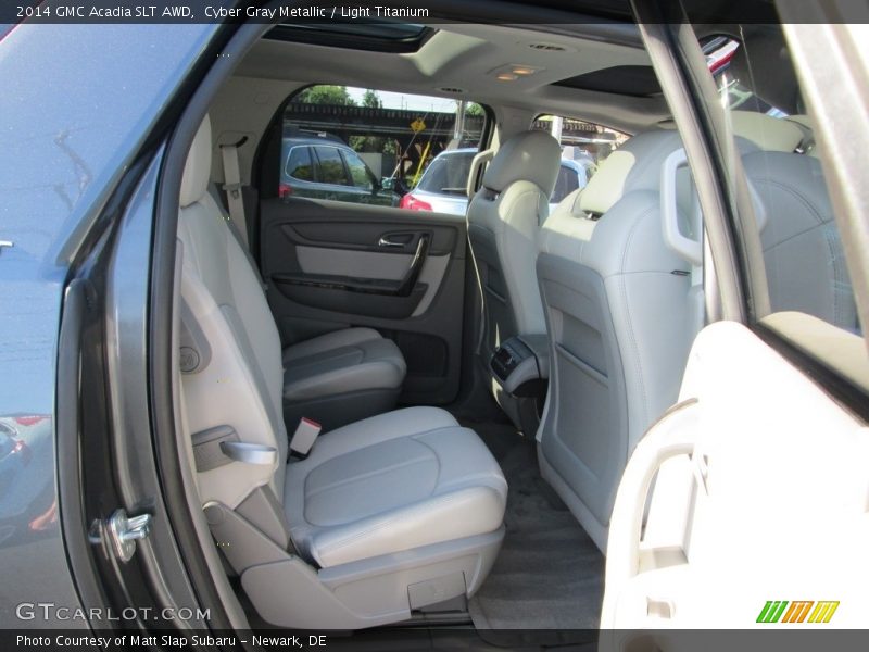 Cyber Gray Metallic / Light Titanium 2014 GMC Acadia SLT AWD