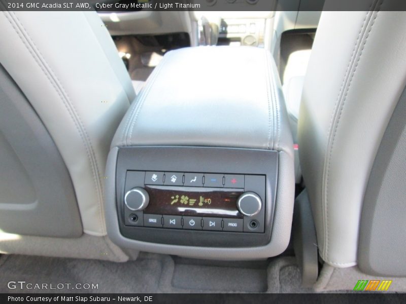 Cyber Gray Metallic / Light Titanium 2014 GMC Acadia SLT AWD