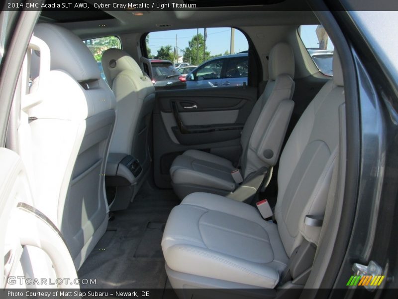 Cyber Gray Metallic / Light Titanium 2014 GMC Acadia SLT AWD