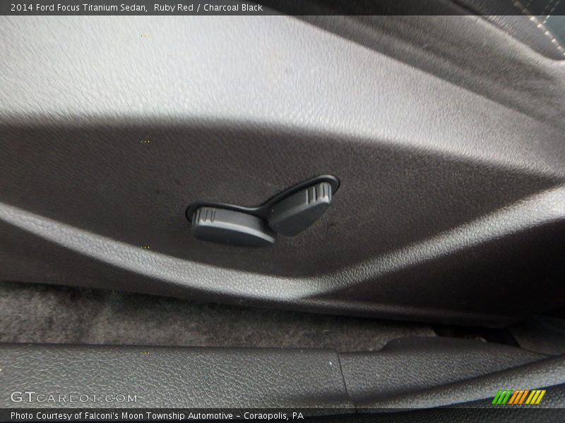 Ruby Red / Charcoal Black 2014 Ford Focus Titanium Sedan
