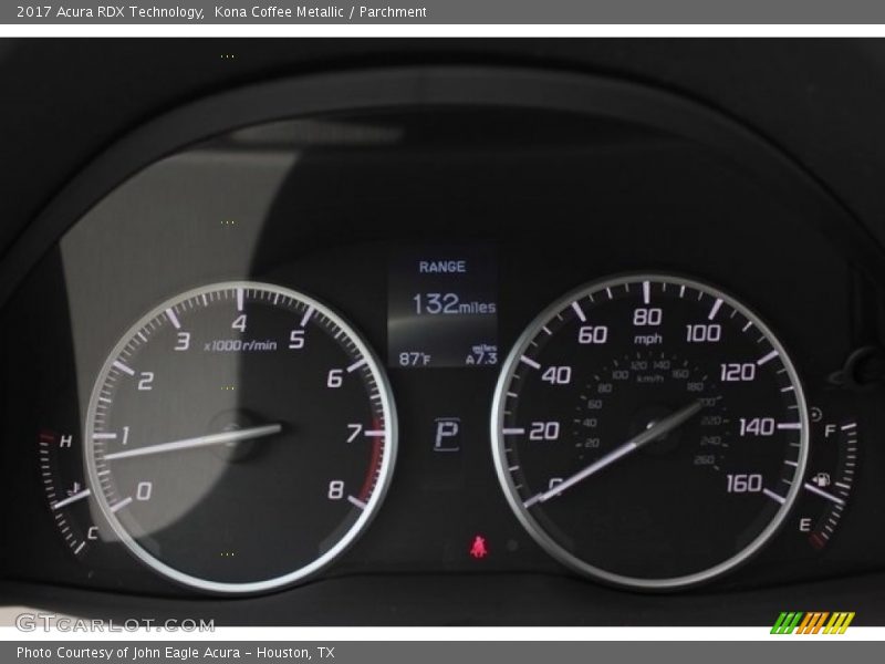 Kona Coffee Metallic / Parchment 2017 Acura RDX Technology