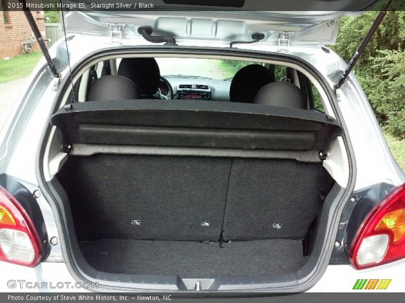 Starlight Silver / Black 2015 Mitsubishi Mirage ES