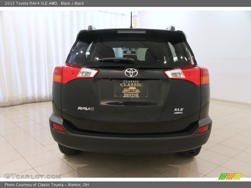 Black / Black 2013 Toyota RAV4 XLE AWD