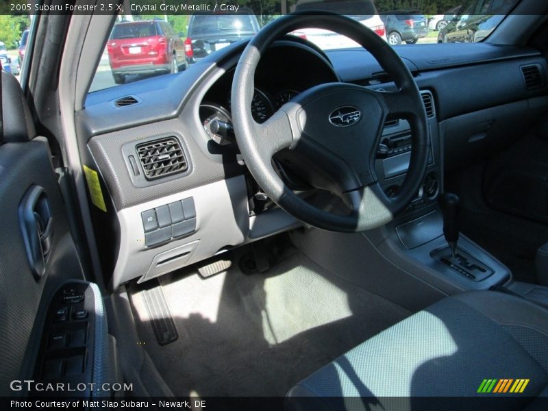 Crystal Gray Metallic / Gray 2005 Subaru Forester 2.5 X