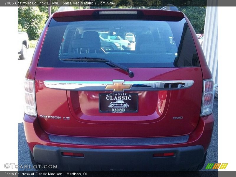 Salsa Red Metallic / Light Gray 2006 Chevrolet Equinox LS AWD