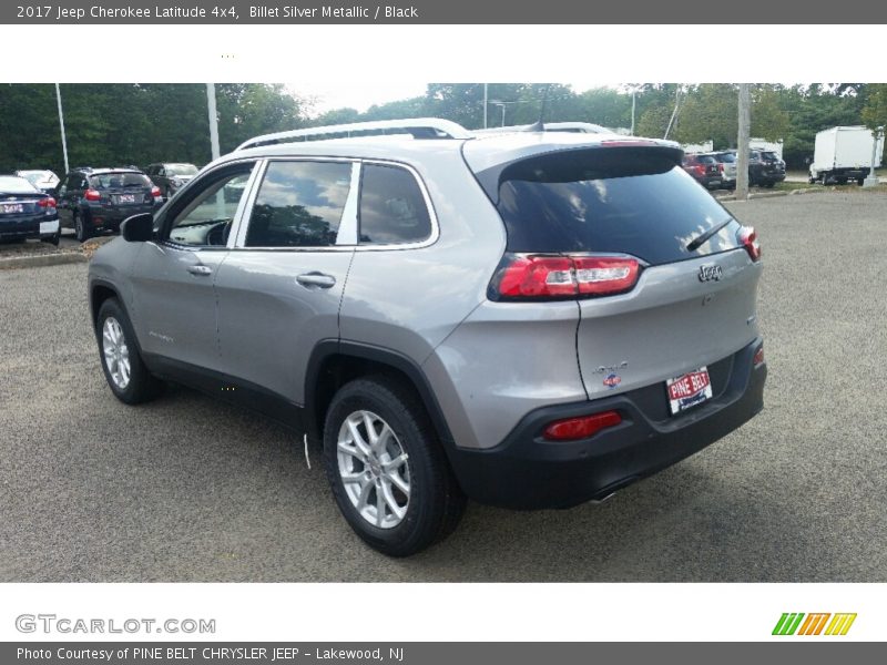 Billet Silver Metallic / Black 2017 Jeep Cherokee Latitude 4x4