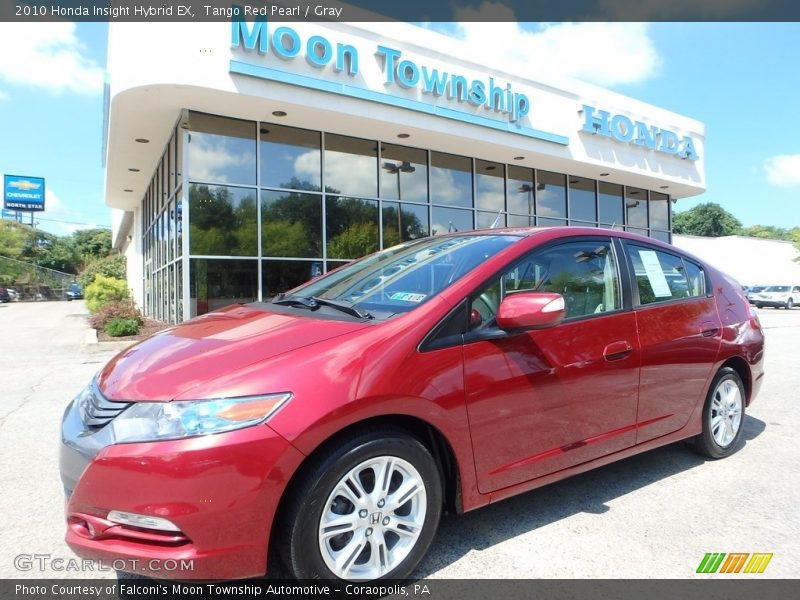 Tango Red Pearl / Gray 2010 Honda Insight Hybrid EX