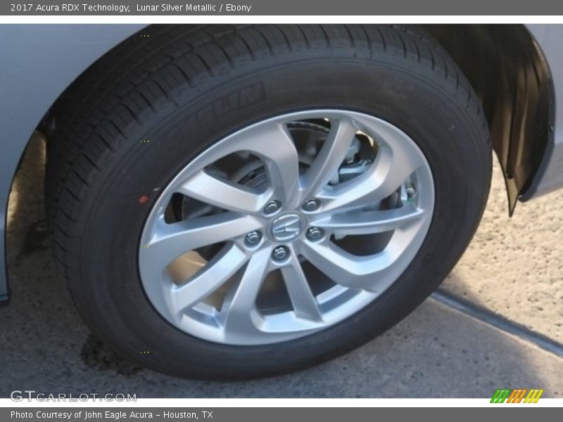 Lunar Silver Metallic / Ebony 2017 Acura RDX Technology