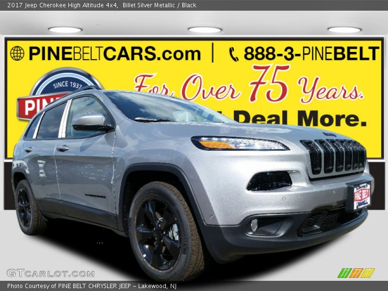 Billet Silver Metallic / Black 2017 Jeep Cherokee High Altitude 4x4
