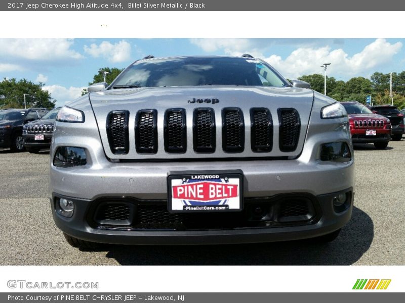 Billet Silver Metallic / Black 2017 Jeep Cherokee High Altitude 4x4