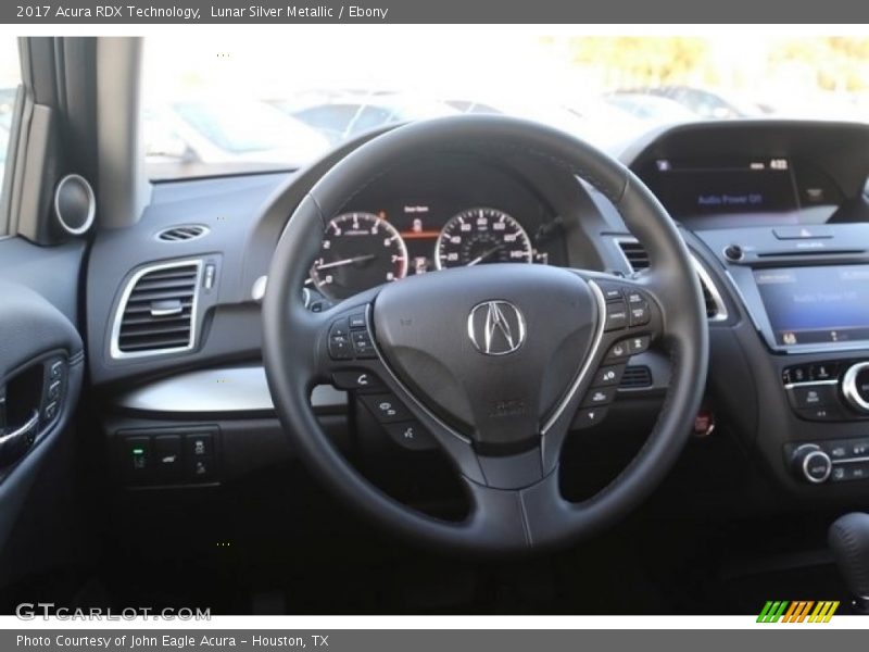 Lunar Silver Metallic / Ebony 2017 Acura RDX Technology