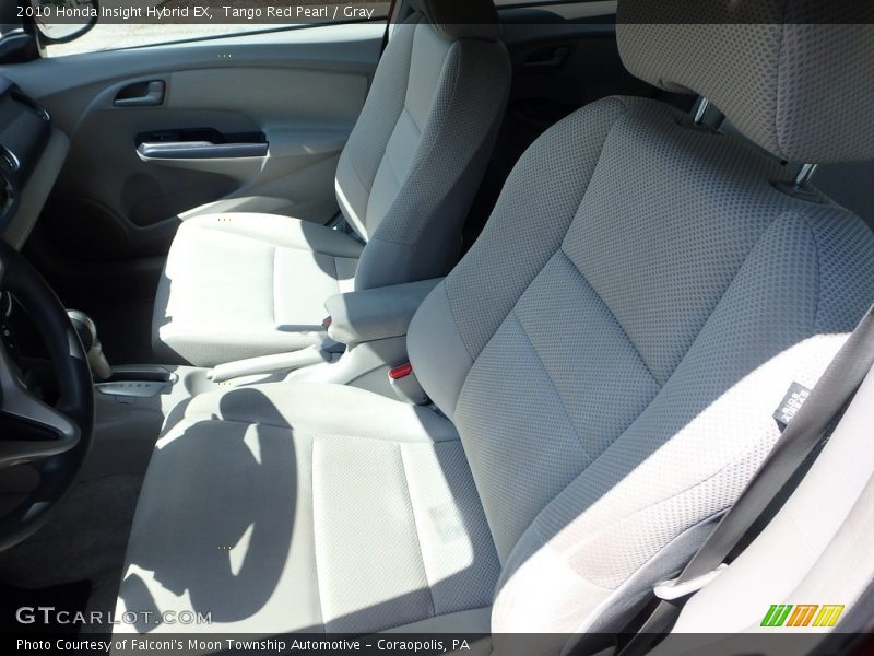 Tango Red Pearl / Gray 2010 Honda Insight Hybrid EX