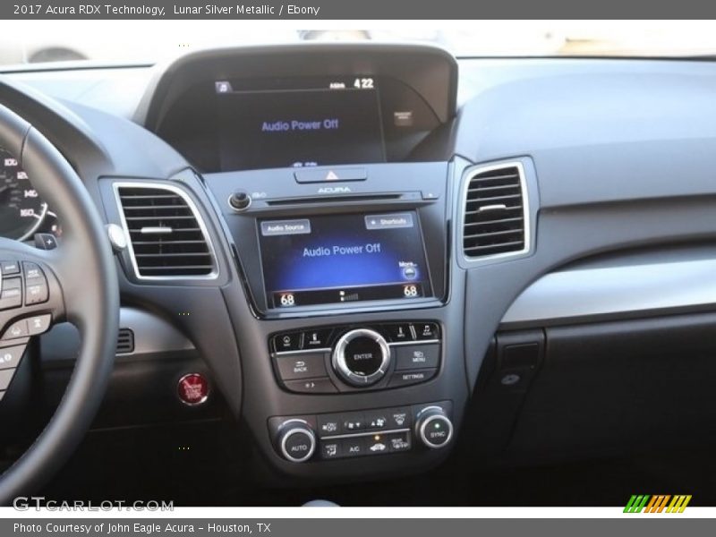Lunar Silver Metallic / Ebony 2017 Acura RDX Technology