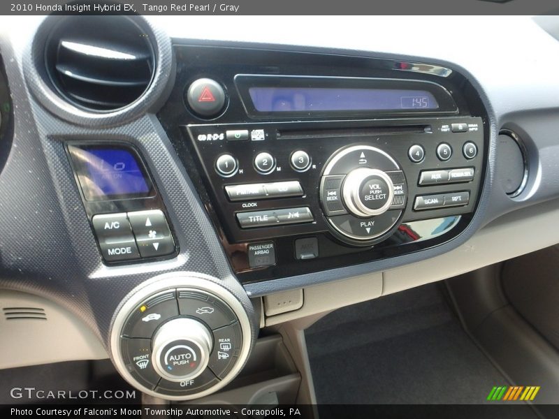 Tango Red Pearl / Gray 2010 Honda Insight Hybrid EX