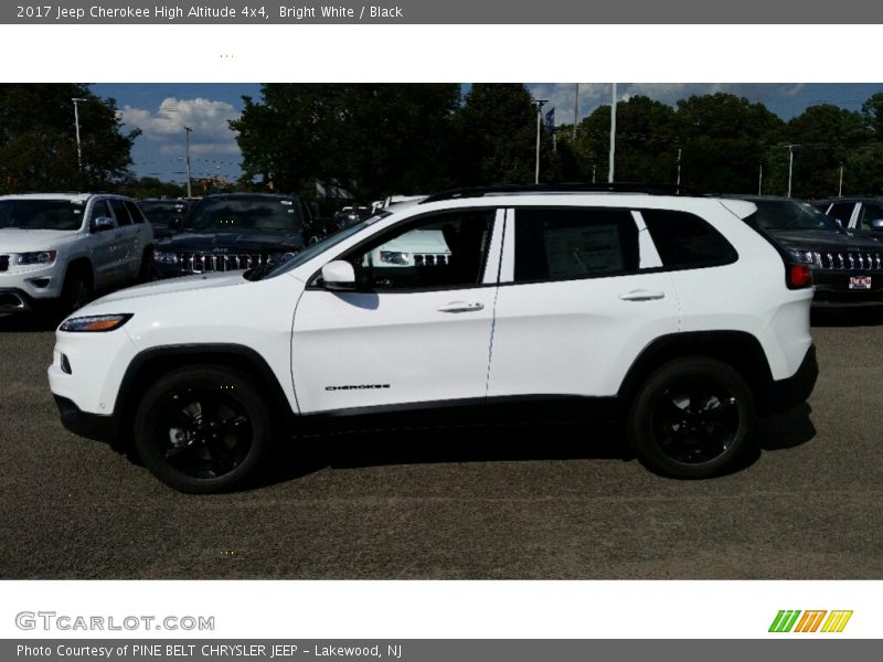 Bright White / Black 2017 Jeep Cherokee High Altitude 4x4