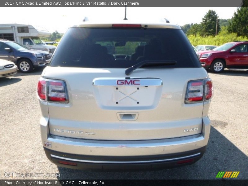 Sparkling Silver Metallic / Dark Cashmere 2017 GMC Acadia Limited AWD