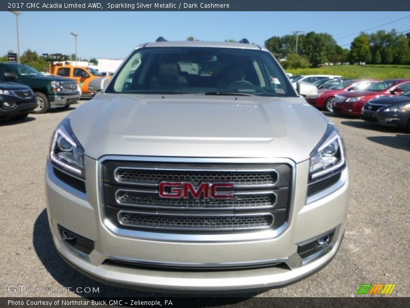 Sparkling Silver Metallic / Dark Cashmere 2017 GMC Acadia Limited AWD
