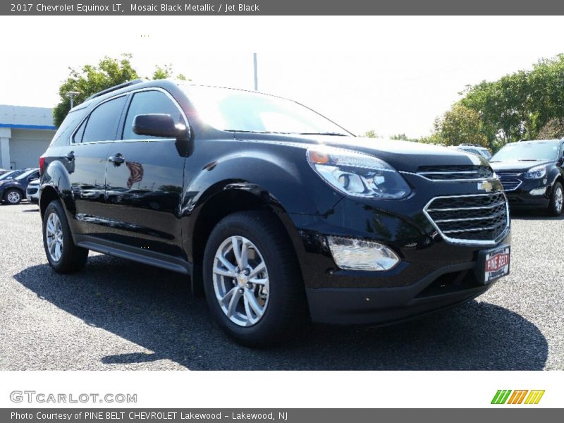 Mosaic Black Metallic / Jet Black 2017 Chevrolet Equinox LT