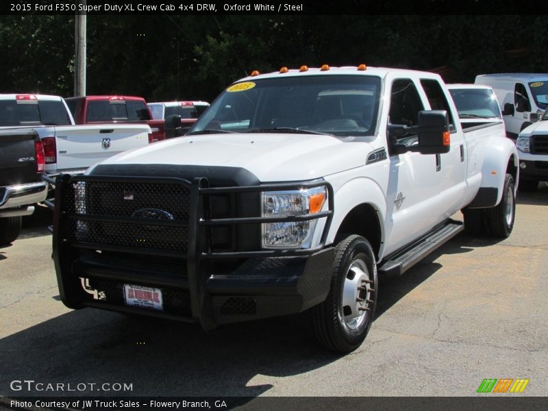 Oxford White / Steel 2015 Ford F350 Super Duty XL Crew Cab 4x4 DRW