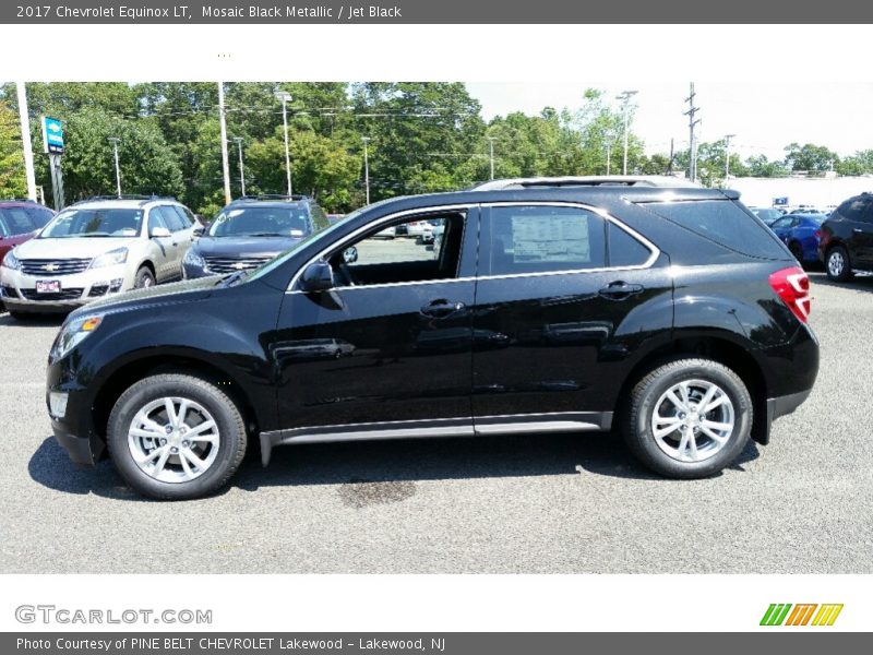 Mosaic Black Metallic / Jet Black 2017 Chevrolet Equinox LT
