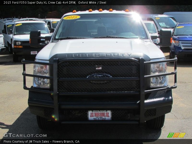 Oxford White / Steel 2015 Ford F350 Super Duty XL Crew Cab 4x4 DRW