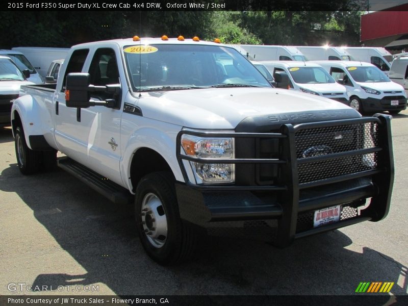 Oxford White / Steel 2015 Ford F350 Super Duty XL Crew Cab 4x4 DRW