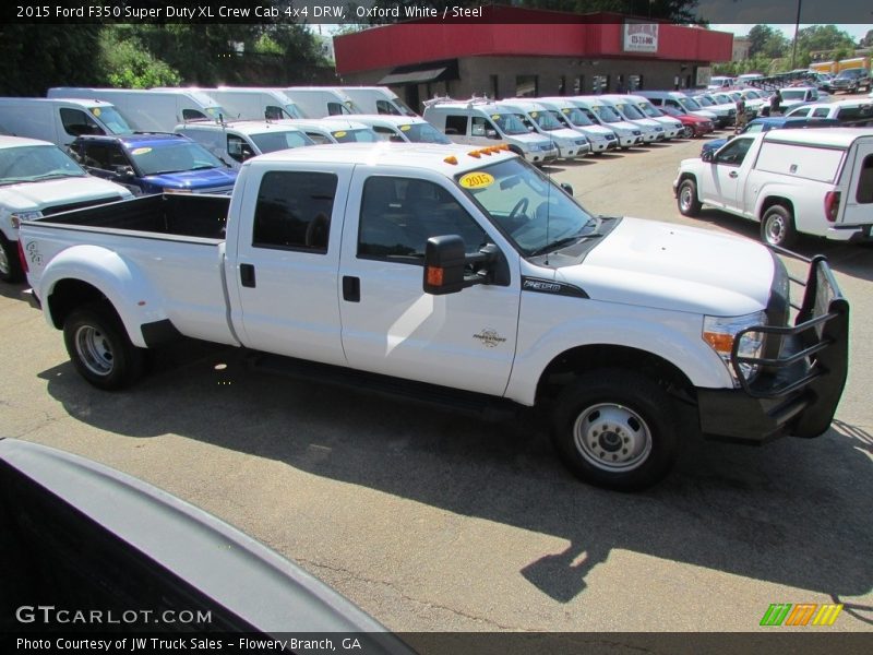Oxford White / Steel 2015 Ford F350 Super Duty XL Crew Cab 4x4 DRW