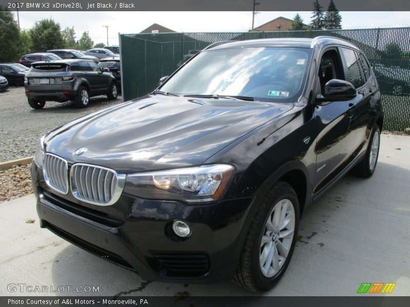 Jet Black / Black 2017 BMW X3 xDrive28i