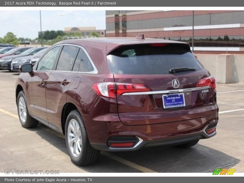 Basque Red Pearl II / Parchment 2017 Acura RDX Technology