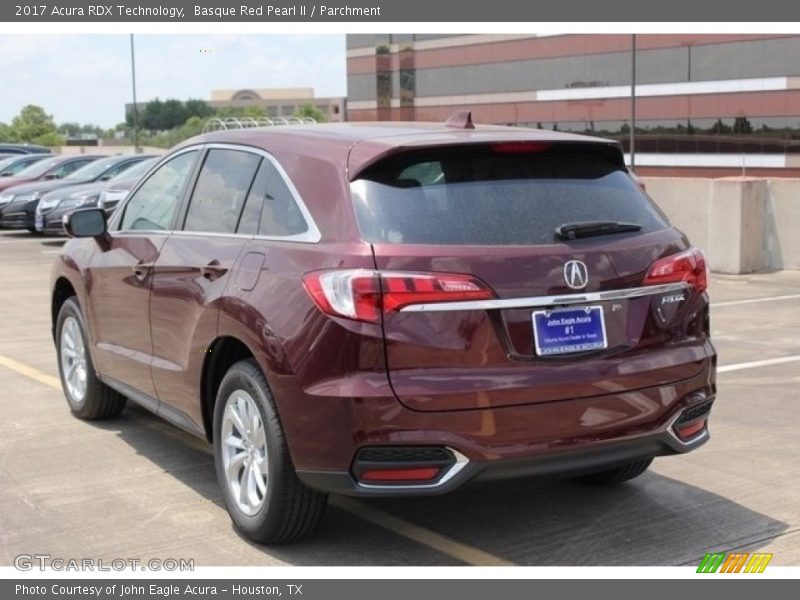 Basque Red Pearl II / Parchment 2017 Acura RDX Technology
