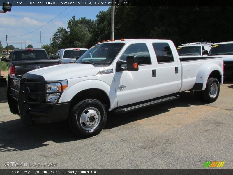 Oxford White / Steel 2015 Ford F350 Super Duty XL Crew Cab 4x4 DRW