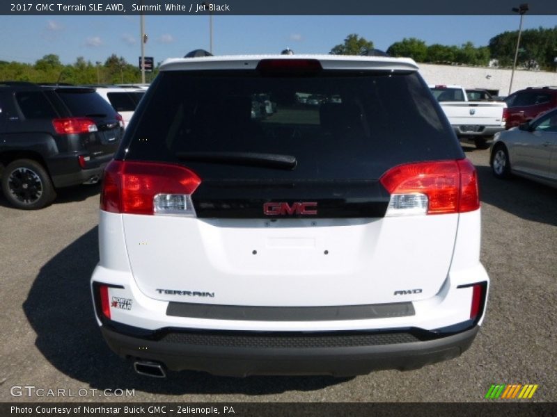 Summit White / Jet Black 2017 GMC Terrain SLE AWD