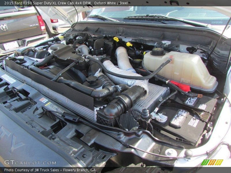 Oxford White / Steel 2015 Ford F350 Super Duty XL Crew Cab 4x4 DRW