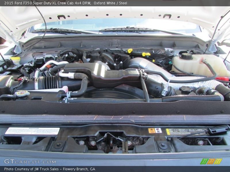 Oxford White / Steel 2015 Ford F350 Super Duty XL Crew Cab 4x4 DRW