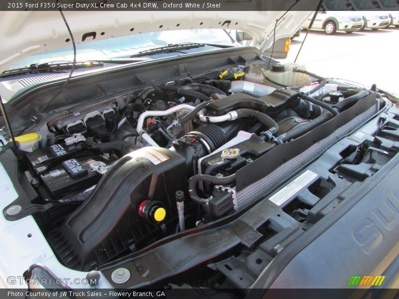 Oxford White / Steel 2015 Ford F350 Super Duty XL Crew Cab 4x4 DRW