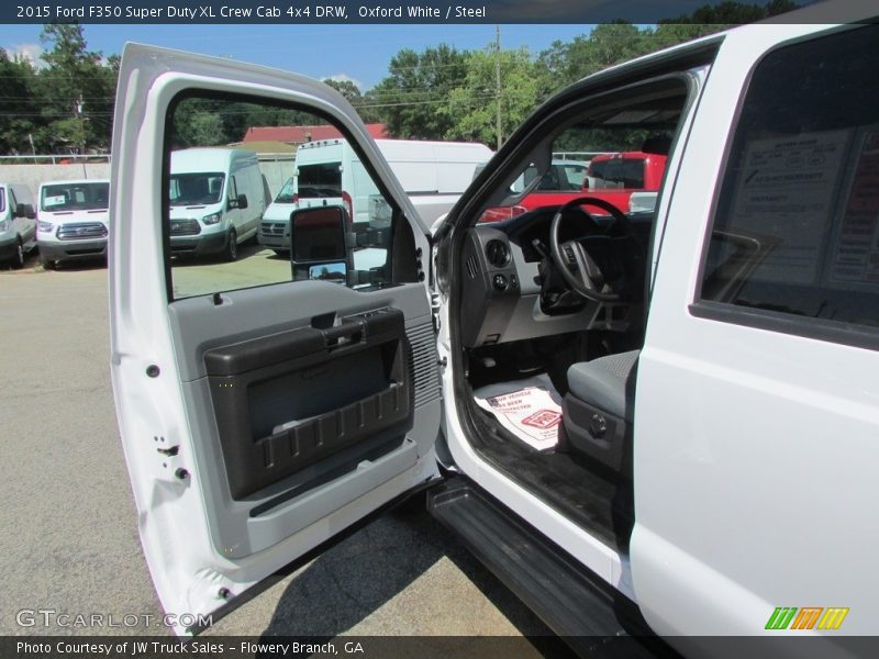 Oxford White / Steel 2015 Ford F350 Super Duty XL Crew Cab 4x4 DRW