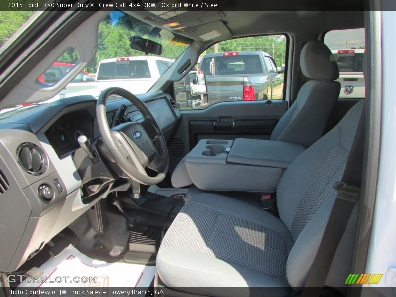 Oxford White / Steel 2015 Ford F350 Super Duty XL Crew Cab 4x4 DRW