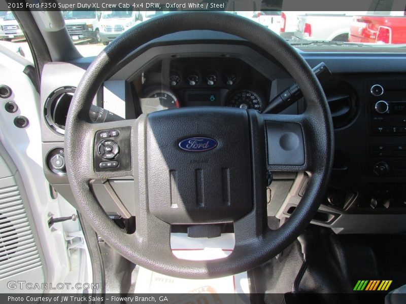 Oxford White / Steel 2015 Ford F350 Super Duty XL Crew Cab 4x4 DRW