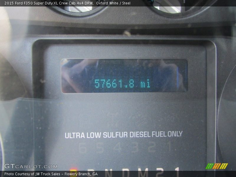 Oxford White / Steel 2015 Ford F350 Super Duty XL Crew Cab 4x4 DRW