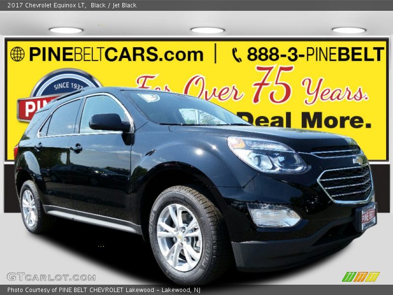 Black / Jet Black 2017 Chevrolet Equinox LT