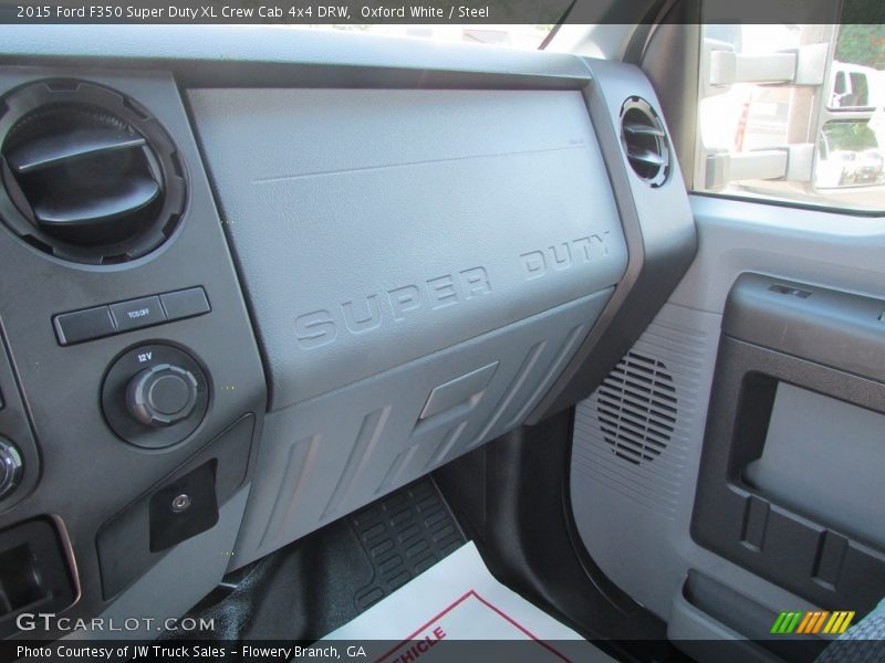 Oxford White / Steel 2015 Ford F350 Super Duty XL Crew Cab 4x4 DRW