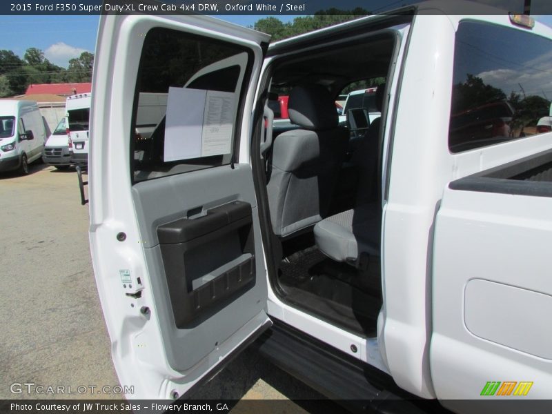Oxford White / Steel 2015 Ford F350 Super Duty XL Crew Cab 4x4 DRW